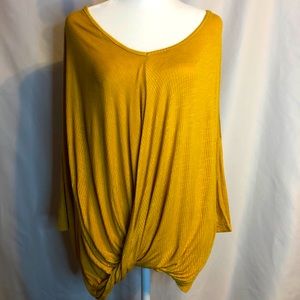 Mustard yellow blouse